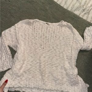 Women's White free people Sweater